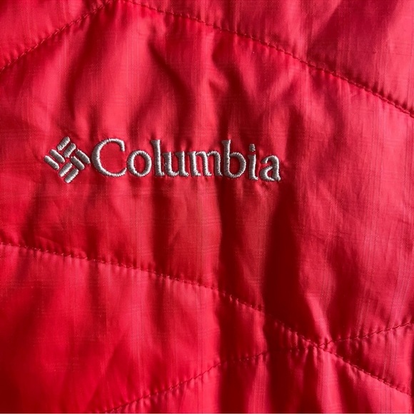 Columbia Red Quilted Jacket Omni Shield - Picture 3 of 10